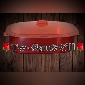 Tupperware Crystalware Large Bowl 2.1 Liter.